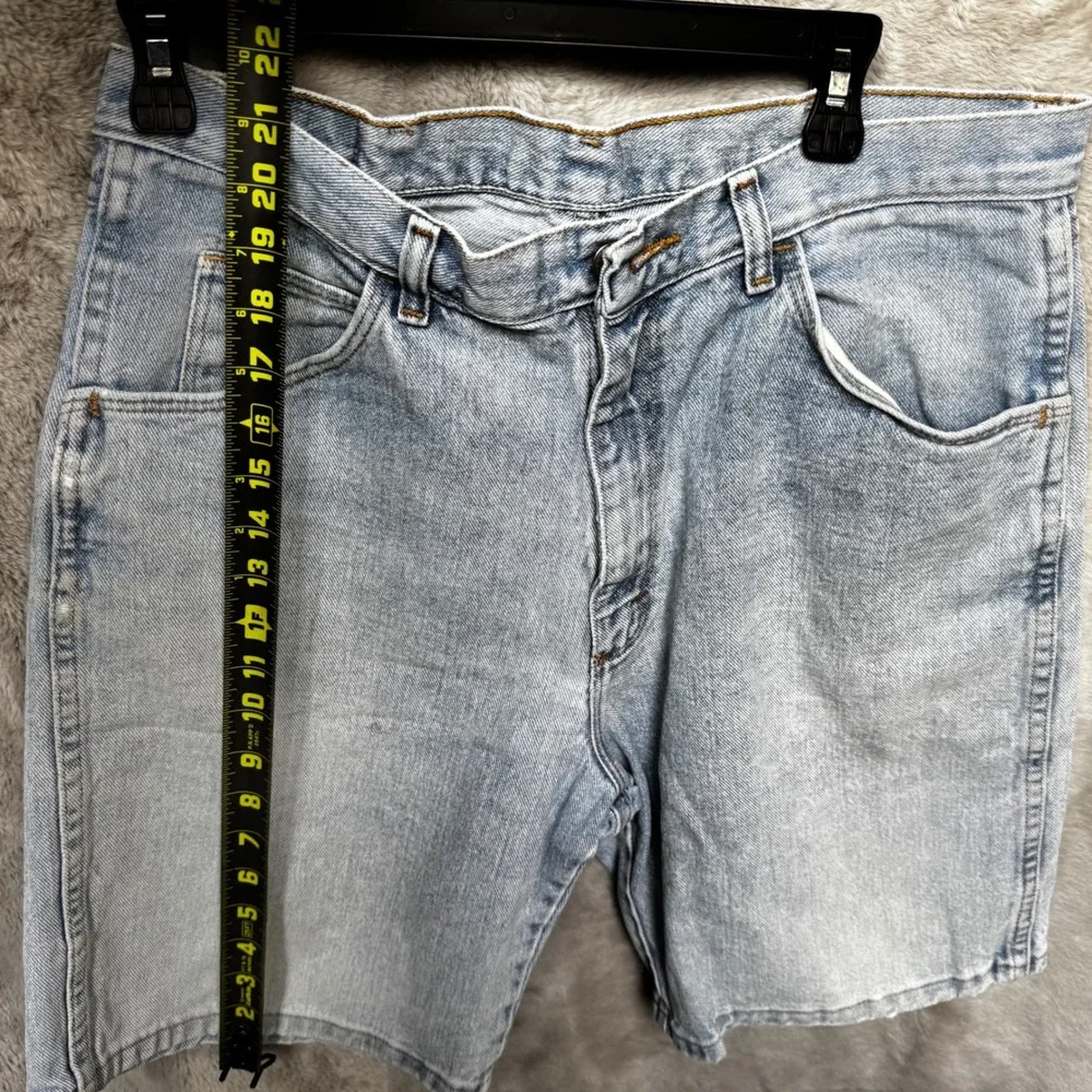 Wrangler Hero Originals Y2K‎ Light Wash Denim Jean Shorts Mens Size 36